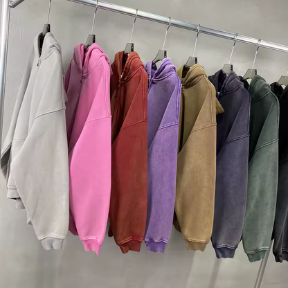 Washed Zip