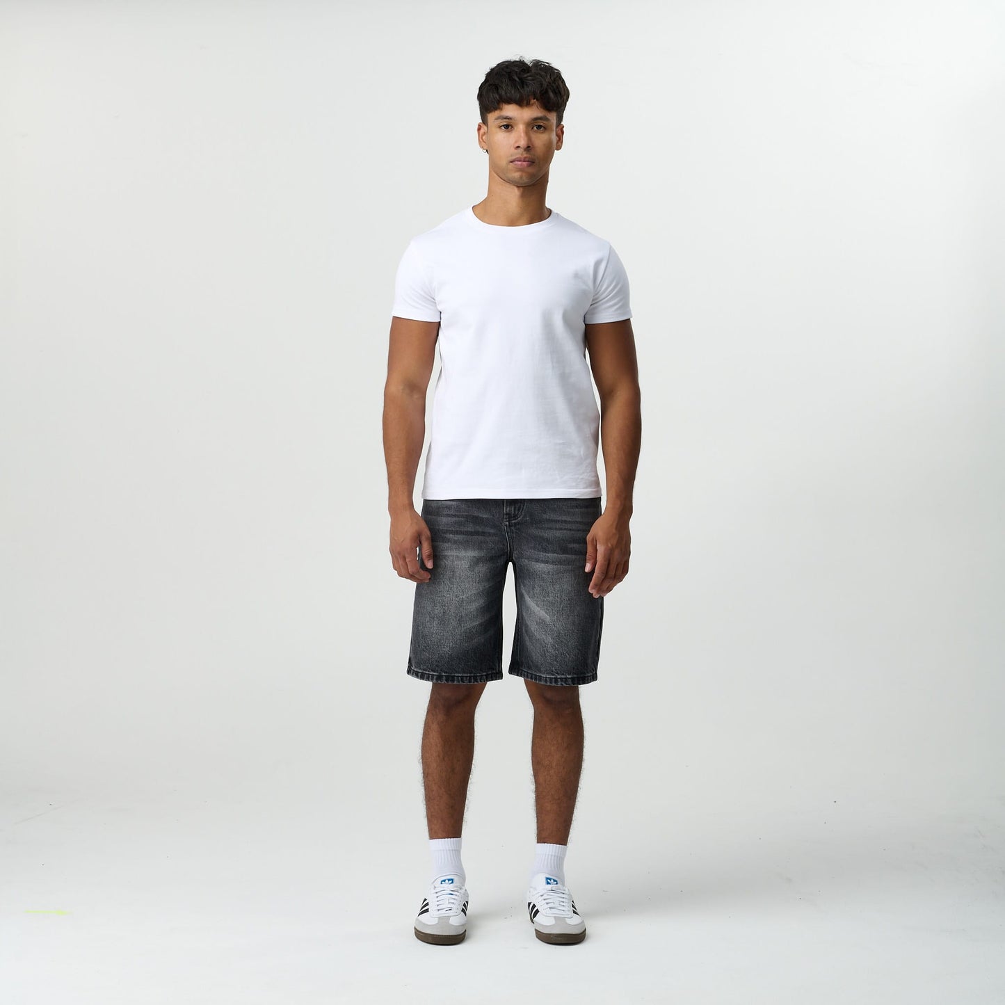 Grey Wash Jorts