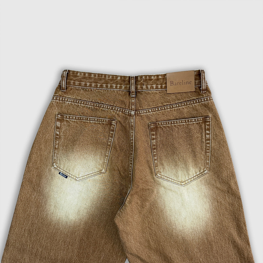 Brown Wash Denim