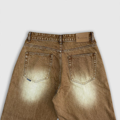 Brown Wash Denim