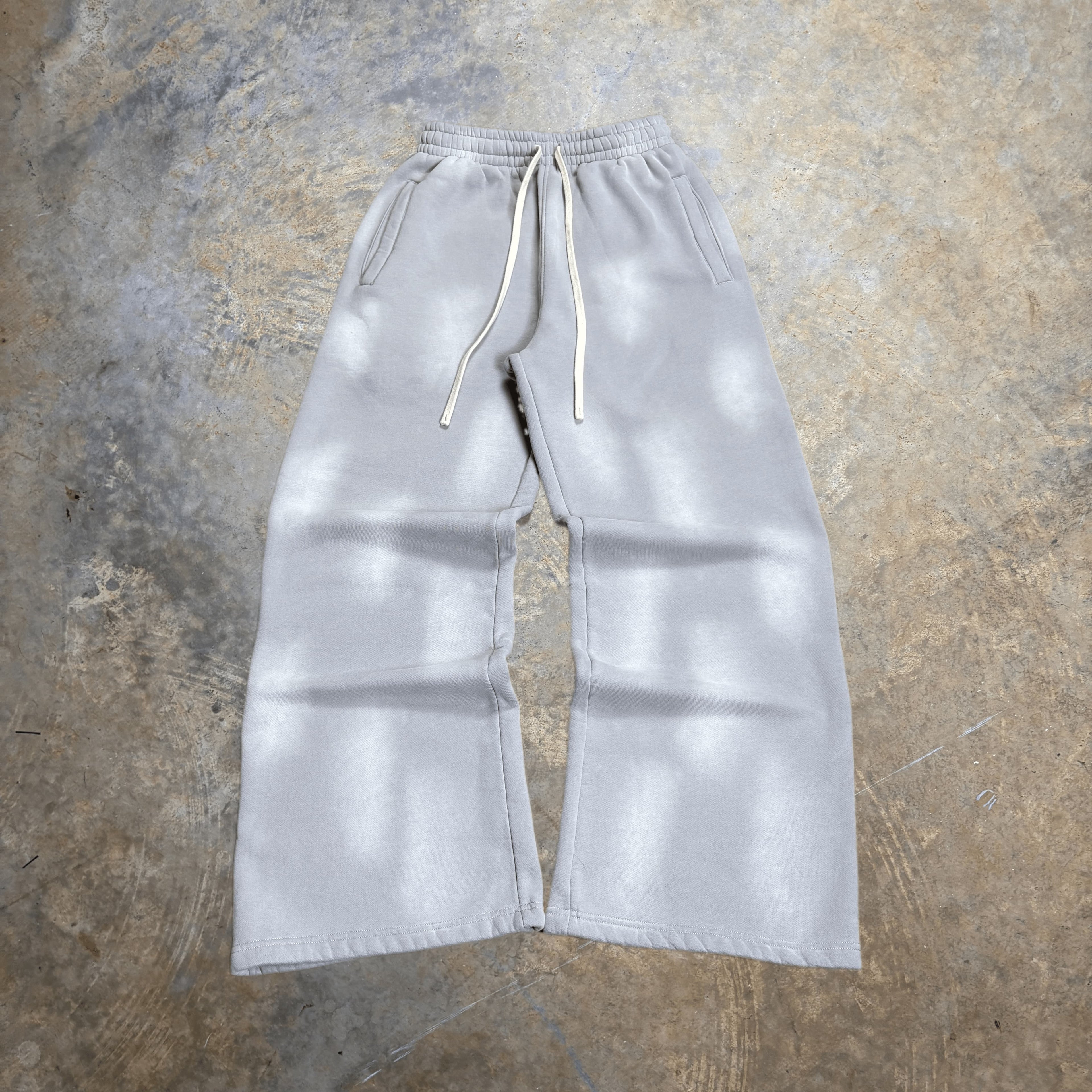 Grey Acid Washed Sweats