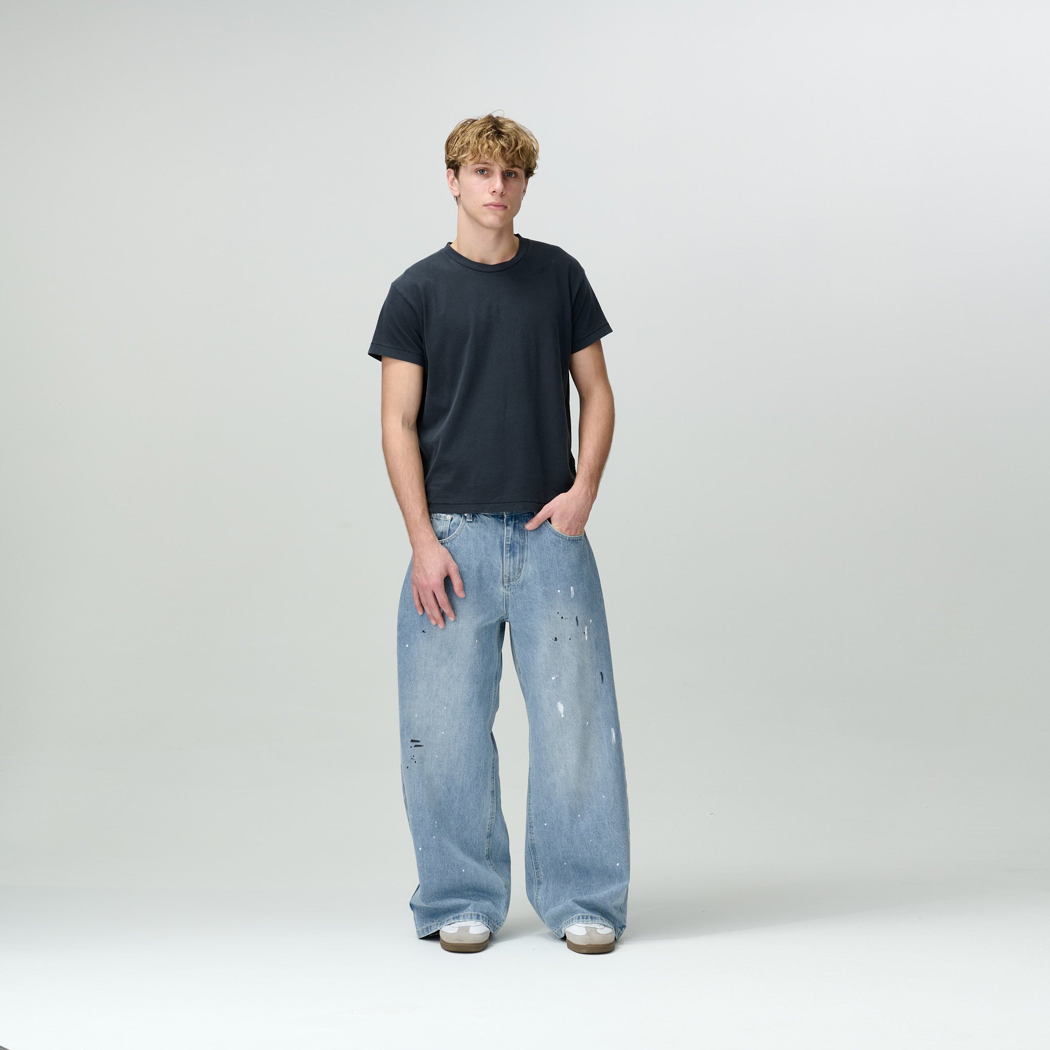 Paint Splatter Denim