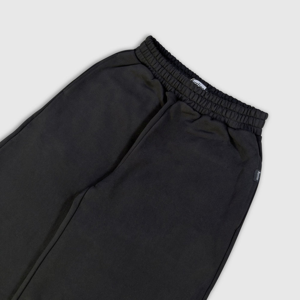 Jet Black Baggy Sweatpants