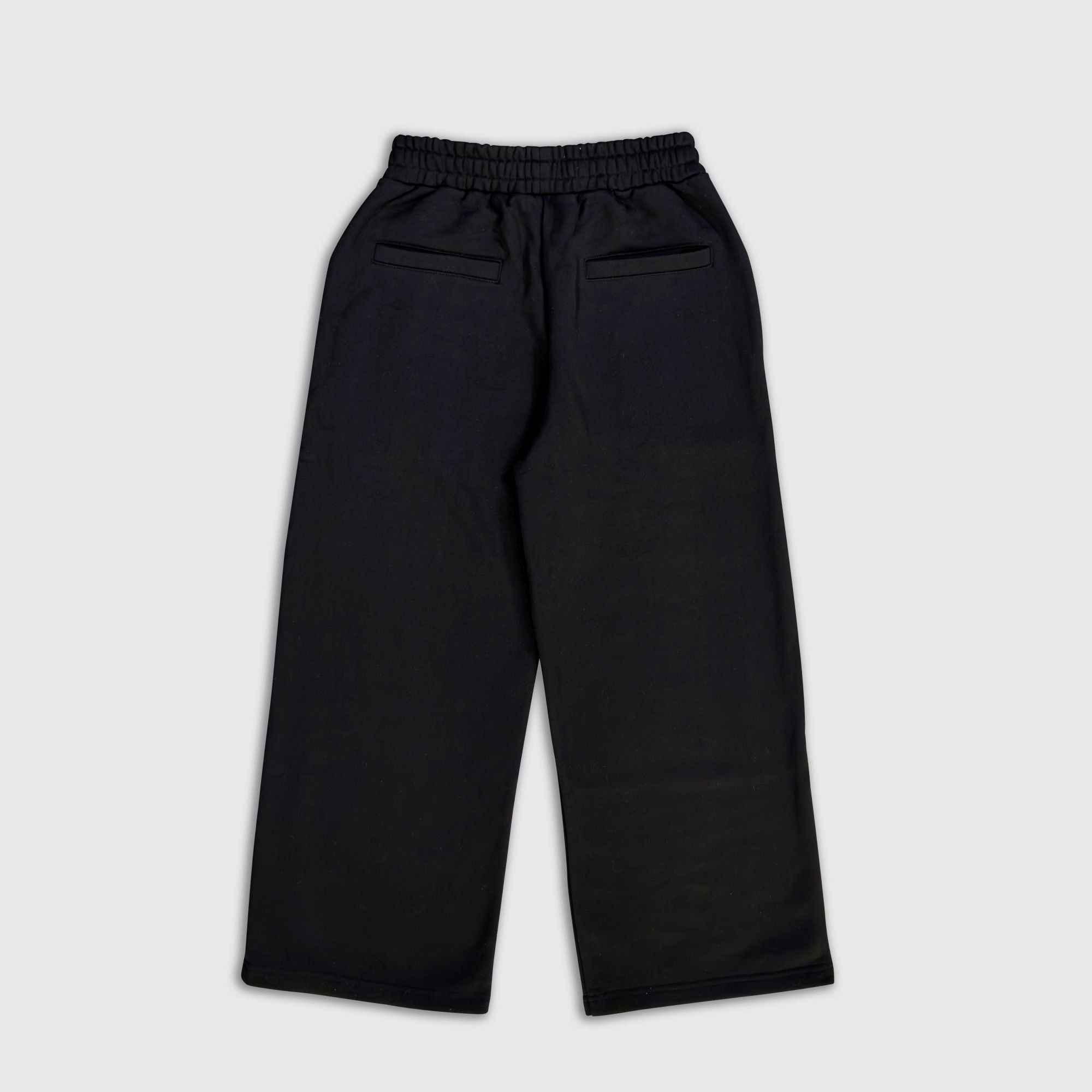 Jet Black Baggy Sweatpants