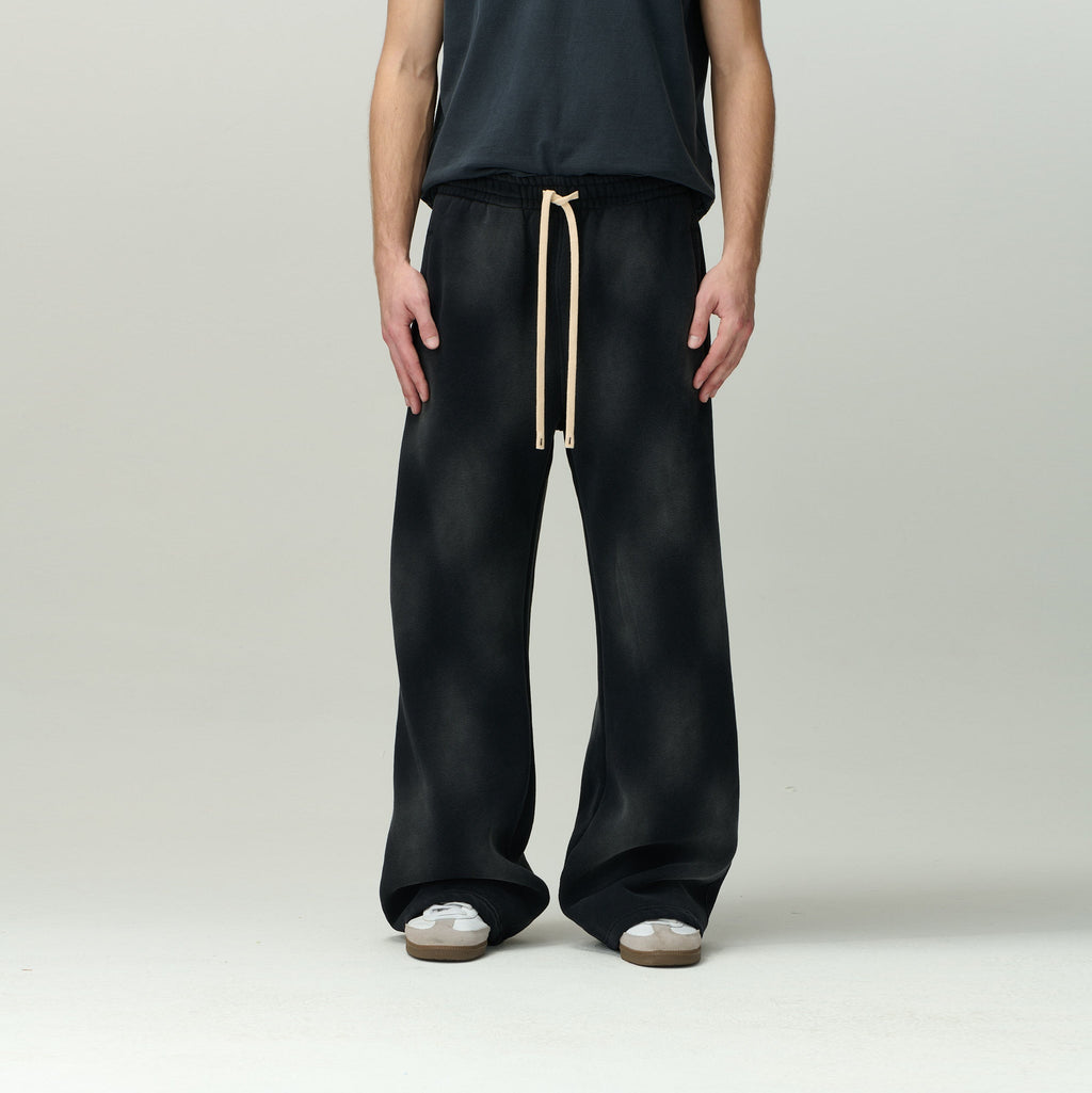 Black Acid Washed Sweats