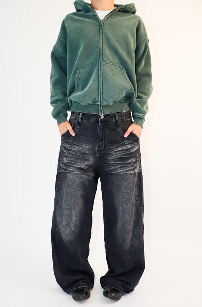 Washed Zip